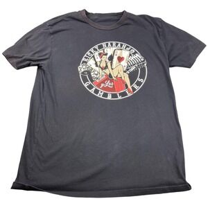 Ricky Naranjo Y Los Gamblers Shirt Mens Large Black Si Señor Tejano Band Music